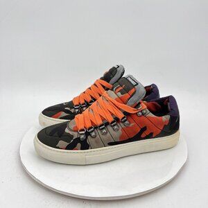 Dsquared2 Women Size Eu 39 US 9 Camouflage Orange Black Skateboarding Shoes
